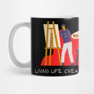 Living Life Creatively Artist Mug